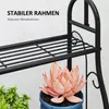 Outsunny 3-úrovňový stojan na rastliny so závesnou tyčou, Náhľad obrázku produktu 4