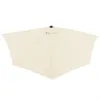 KINGSLEEVE® Demi-parasol Ø 270 cm crème Parasol de balcon Voir les images du produit 5