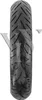 A close-up, studio shot of a motorcycle tire. Produktbild-Vorschau