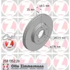 2 Zimmermann Bremsscheiben 278mm vorne für Ford Focus C-Max Produktbild-Vorschau 2