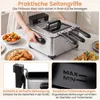 FRITEUSE COSTWAY 5L 2000W, friteuse en acier inoxydable Voir les images du produit 8