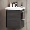 Planetmöbel Waschtisch mit Unterschrank Anthrazit 50 cm Produktbild-Vorschau 2