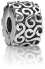 Pandora 790338 Charm Clip Damen Wirbelwind Swirl Serpentine Produktbild-Vorschau 6