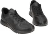 A pair of black leather Ecco sneakers shown from a slightly elevated angle against a white background. Náhled obrázku produktu