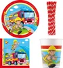 Partyset Feuerwehr Kindergeburtstag Deko Dekoration Produktbild-Vorschau 1
