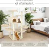 Arbre à chat LILOU 165 cm - beige Voir les images du produit 3