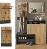 Wandgarderobe Vicco Selena Anthrazit 44 x 83 cm, Model Produktbild-Vorschau 2