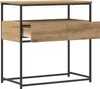 vidaXL Konzolový stolík Artisan dub 75 x 40 x 75 cm Náhľad obrázku produktu 1