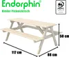 Endorphin Kinder Picknicktisch, kammergetrocknetes Produktbild-Vorschau 3