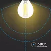 6W E14 Filament LED Leuchtmittel Glas Kugel P45 | 600 Lumen Produktbild-Vorschau 3
