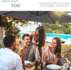 Parasol DARIA 300 cm avec pied déporté et housse de Voir les images du produit 3