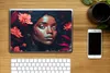 MuchoWow® Laptop Aufkleber Sticker Cover Blumen - Frau - Produktbild-Vorschau 2
