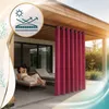 Lantigo Outdoor Vorhang Altrosa 155x260 cm Blickdicht Produktbild-Vorschau 6