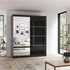 Schwebetürenschrank Schrank Kleiderschrank mit Spiegel 183 Produktbild-Vorschau 1