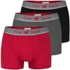 MUSTANG Heren Boxershorts 3-Pack Katoenen Ondergoed Grijs Productafbeelding-voorbeeld 5
