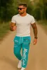 Herren Jogginghose | Monte Carlo 592  Türkis/Weiss XXL Produktbild-Vorschau 10