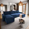Masseno Ecksofa DENI mit Schlaffunktion U-Form, Sofa mit Produktbild-Vorschau 1