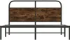 Bettgestell ohne Matratze 150x200 cm Räuchereiche Produktbild-Vorschau 5