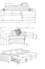 Masseno Ecksofa VERONA L-S mit Schlaffunktion L-Form, Sofa Produktbild-Vorschau 6
