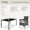 TecTake 404321, Bílá, Šedá, 6 sedadlo/sedadel, Dospělí a Náhled obrázku produktu 13