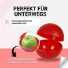 Apfel-Dose mit Klickverschluss – Runde Apfelbox für Schule Produktbild-Vorschau 4