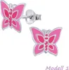 Kinderohrstecker: Mädchen Ohrringe Silber „Schmetterling“ Produktbild-Vorschau 1