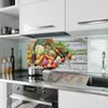 Küchenrückwand Spritzschutz Glas mit Motiv Erntekorb Gemüse Produktbild-Vorschau 2