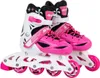 A pair of pink and white inline skates. Náhľad obrázku produktu