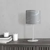 Tischlampe Nachttisch Stoffschirm Wandleuchte Wohnzimmer Produktbild-Vorschau 2