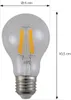 Arcchio LED-Lampe Filament, E27 7,2W, 4000K, klar, 1521 lm Produktbild-Vorschau 2