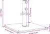 vidaXL Sonnenschirmständer Ø32/38/48 mm Mast 17 kg Produktbild-Vorschau 7