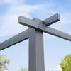 PRIMEYARD Pergola 3x3 m pavillon avec toit rétractable gris Voir les images du produit 10