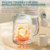 HOMCOM Wasserkocher Toaster Set 1,7L Edelstahl Wasserkocher Produktbild-Vorschau 5
