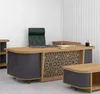 Großer Chefschreibtisch Büromöbel Arbeitszimmer Tisch Produktbild-Vorschau 1