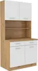 Buffet Küche Mario 100cm Küchenzeile Küchenblock Produktbild-Vorschau 2