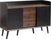 Buffet Fortuna Lai avec trois tiroirs et salon - Buffet Voir les images du produit 1