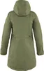 Back view of a green parka jacket. Produktbild-Vorschau