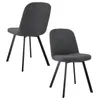 lot de 4 chaises de salle à manger en tissu bouclé, Calme Voir les images du produit 2