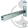 tecuro Schienenkonsole Typ 28/30 x 800 mm x 2,00 mm. Stahl Produktbild-Vorschau 2