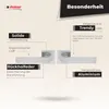 DOMINO Türgriff ohne Schlossrosette | quadratischen Produktbild-Vorschau 7