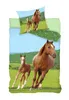 Bettwäsche Set mit Pferd mit Fohlen 2 tlg. 135x200 cm Produktbild-Vorschau 1