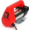 A 12V oil pump with a red plastic handle and a silver body, shown against a white background. Náhled obrázku produktu