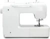 A side view of a white sewing machine against a white background. Produktbild-Vorschau