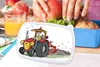 KitchenYeah® Lunchbox Brotzeit Brotdose 17x11 cm Traktor - Produktbild-Vorschau 3