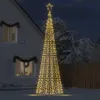 vidaXL Choinka LED z kolcami 1534 LED ciepła biel 500 cm Podgląd zdjęcia produktu 3