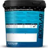 The back of a large plastic tub of BODYLAB Whey Protein Isolate. Produktbild-Vorschau