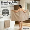 Komfortec 2er Saunatuch Set 80x200 cm aus 100% Baumwolle, Produktbild-Vorschau 2