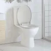 vidaXL Sedile per wc con chiusura morbida Bianco Ovale Anteprima dell’immagine prodotto 1