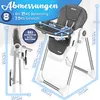 KIDUKU® Hochstuhl Baby 3in1 mit Neugeborenenaufsatz + Produktbild-Vorschau 3