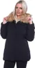 Damen Winterjacke Fellimitat Langarm Jacke Outerwear; Produktbild-Vorschau 2